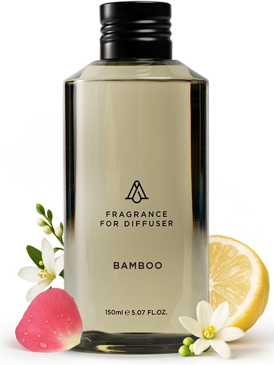 AromaPlan Hotel Scents Bamboo Air 5 Fl Oz (148ml), Home Luxury Aroma and Hotel Fragrance Diffuser Oil - Hotel Diffuser Oil for Aromatherapy - USA Made