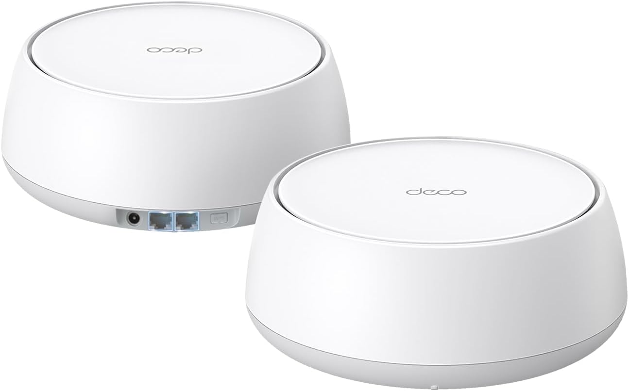 TP-Link Deco X55 AX3000 WiFi 6 Mesh System - Covers up to 6500 Sq.Ft, Replaces Wireless Router and Extender, 3 Gigabit Ports per Unit