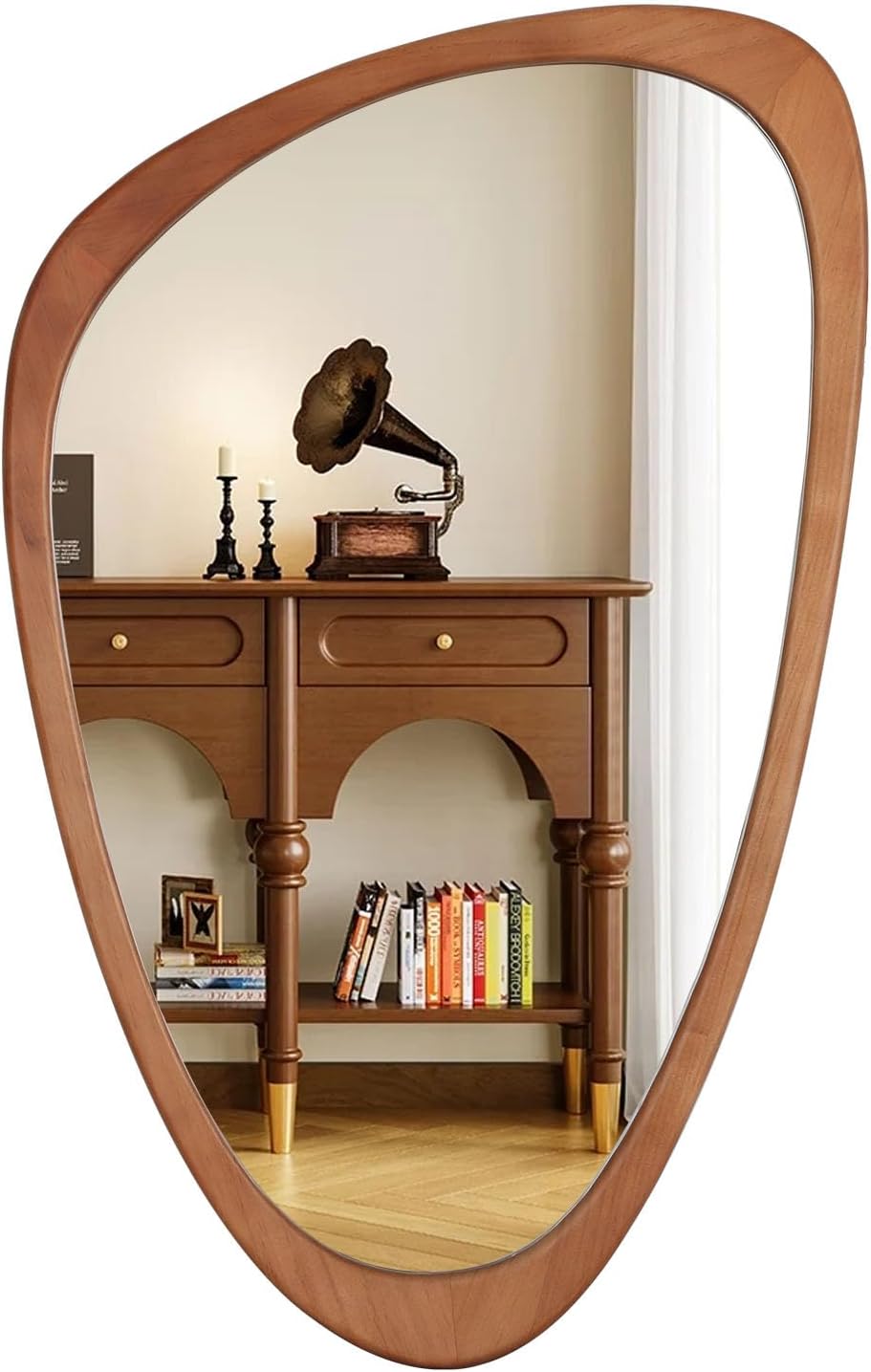 WallBeyond Asymmetrical Mirror, Irregular Mirror Full Length, Boho Wall Mirrors Decorative for Bedroom Living Room Entryway Hall