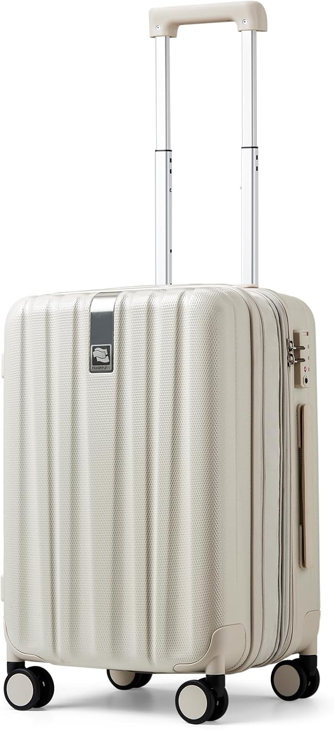 Hanke Luggage Sets 2 piece Carry On Luggage with Wheels PC Hard Shell Suitcases Lightweight Checked Travel Luggage Large Travel Suitcase Woman Men