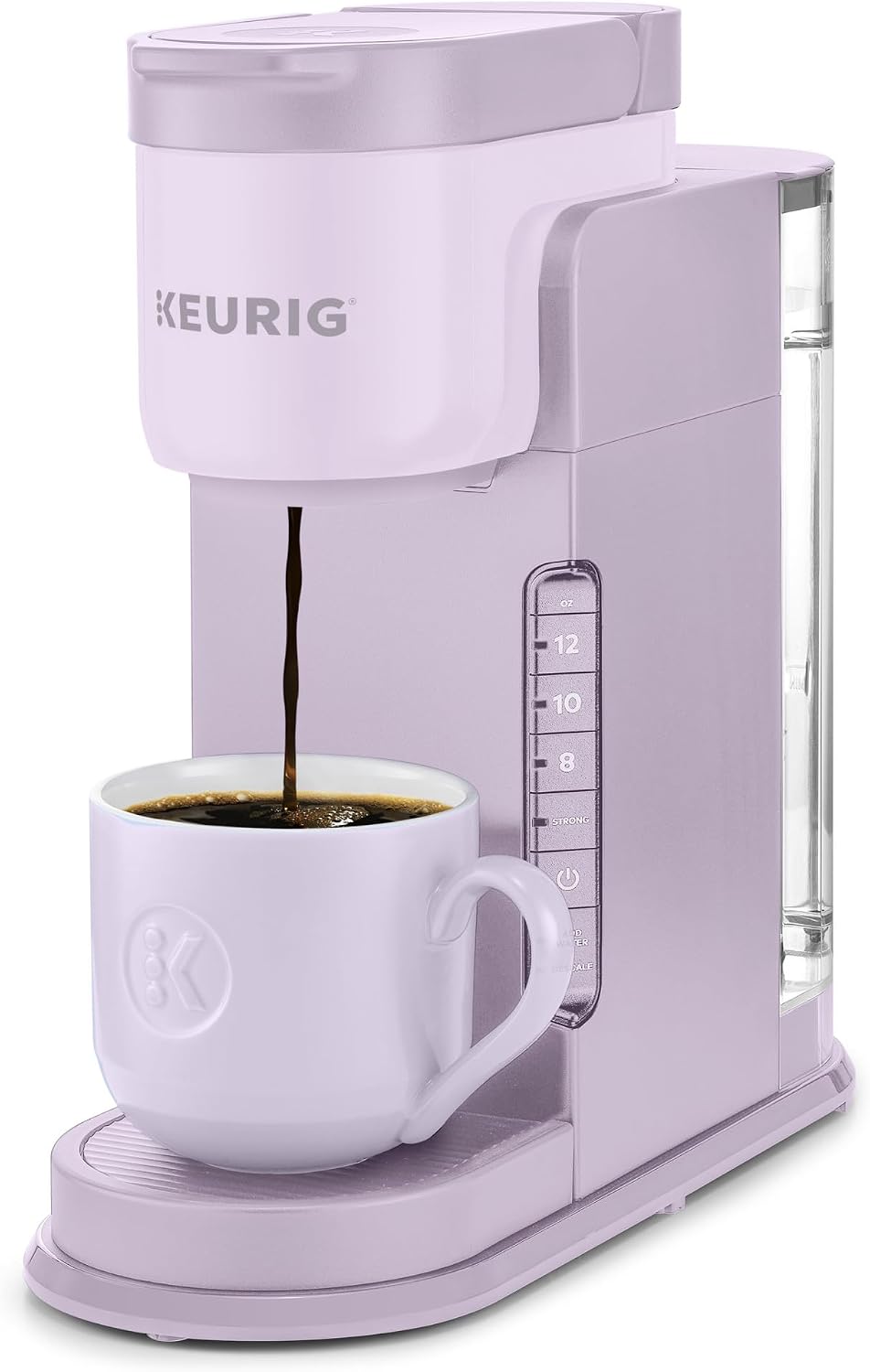 Keurig K-Express Single Serve K-Cup Pod Coffee Maker, 3 Brew Sizes, Strong Button Feature, 42oz Removable Reservoir, Mint, Strong Brew