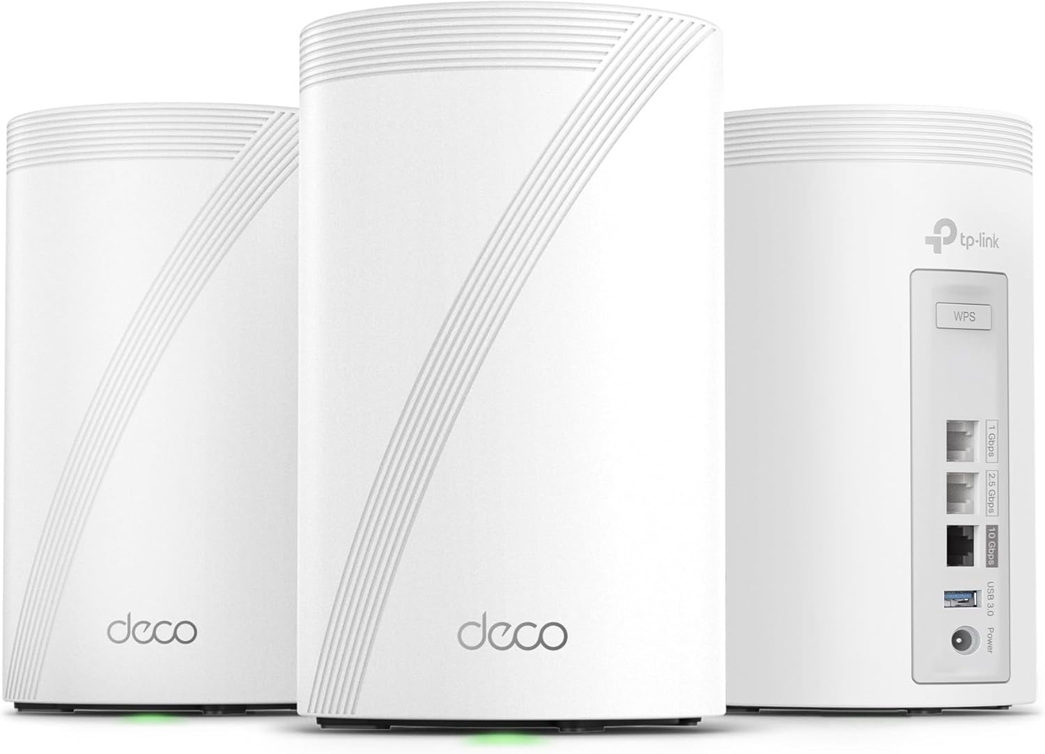 TP-Link Deco X55 AX3000 WiFi 6 Mesh System - Covers up to 6500 Sq.Ft, Replaces Wireless Router and Extender, 3 Gigabit Ports per Unit