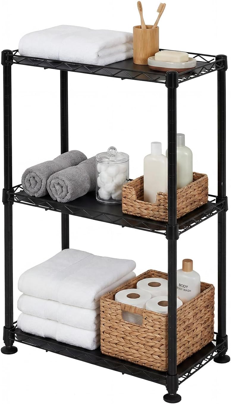 SafeRacks NSF 4-Tier Heavy Duty Steel Wire Rack with Wheels (24"x60"x72")