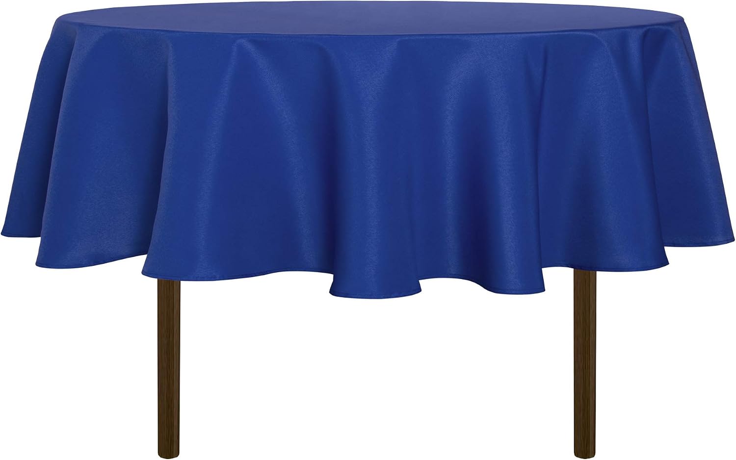 sancua 6 Pack Round Tablecloth 120 Inch White, Stain and Wrinkle Resistant Table Cloth - Washable Polyester Table Cover for Dining Tables