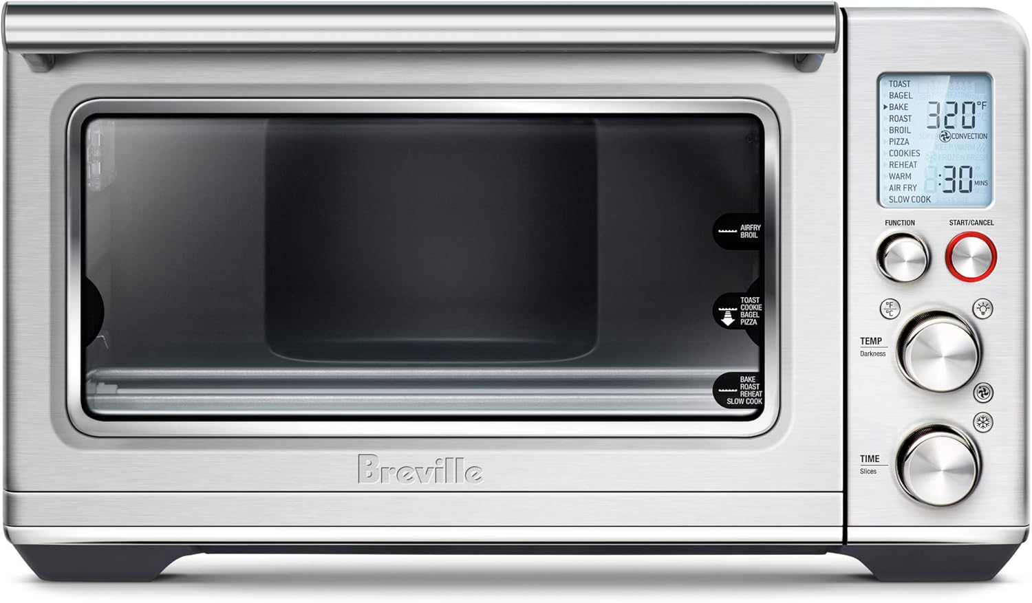 Breville BOV860BTR Smart Oven Air Fryer and Convection Oven, Black Truffle