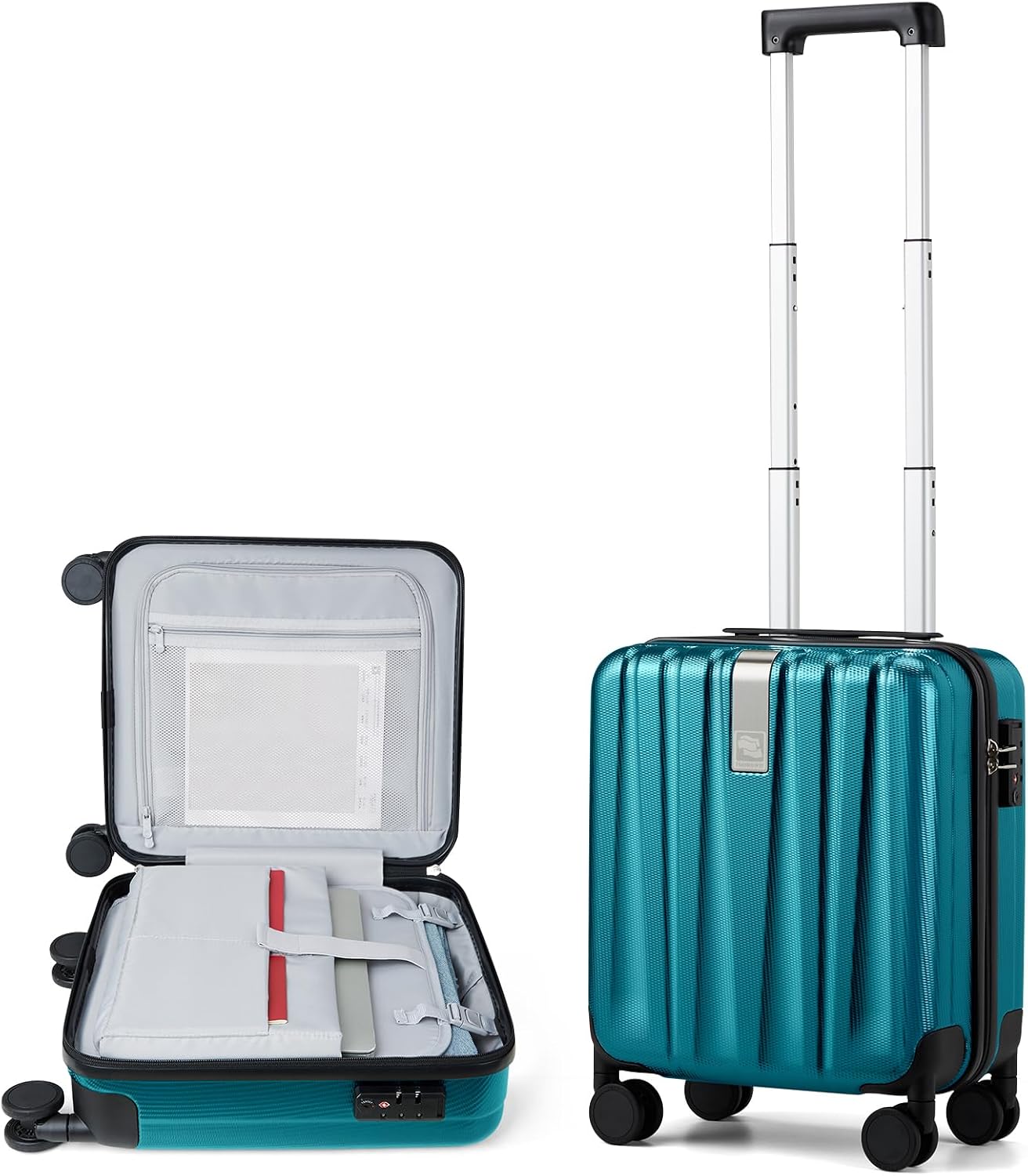 Hanke Luggage Sets 2 piece Carry On Luggage with Wheels PC Hard Shell Suitcases Lightweight Checked Travel Luggage Large Travel Suitcase Woman Men