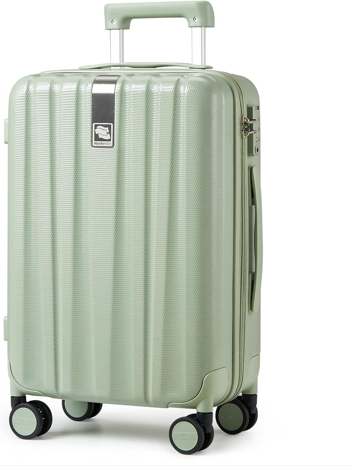 Hanke Luggage Sets 2 piece Carry On Luggage with Wheels PC Hard Shell Suitcases Lightweight Checked Travel Luggage Large Travel Suitcase Woman Men