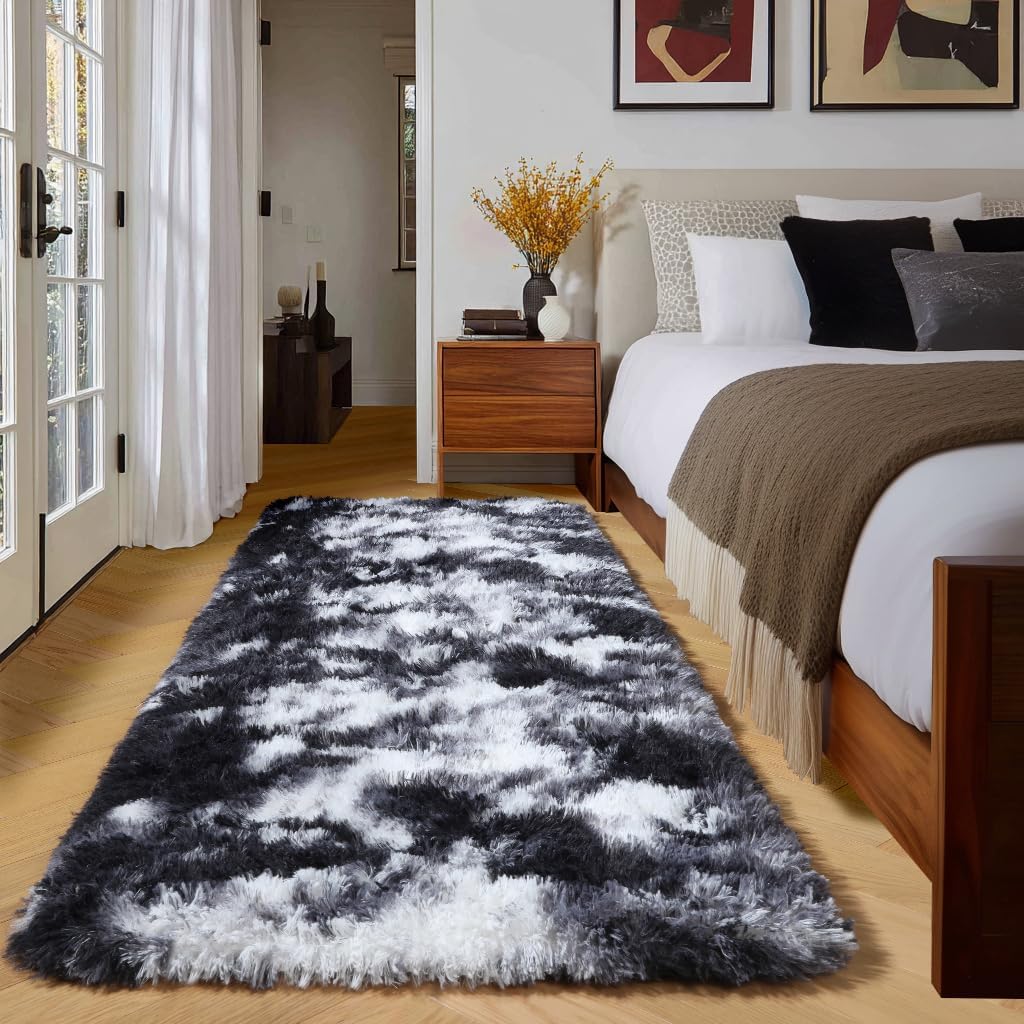 Amdrebio Grass Green Rugs for Living Room Bedroom Decor Aesthetic, 9x12 Large Fluffy Shag Area Rug for Kids Room Baby Nursery Teen Girls Boys