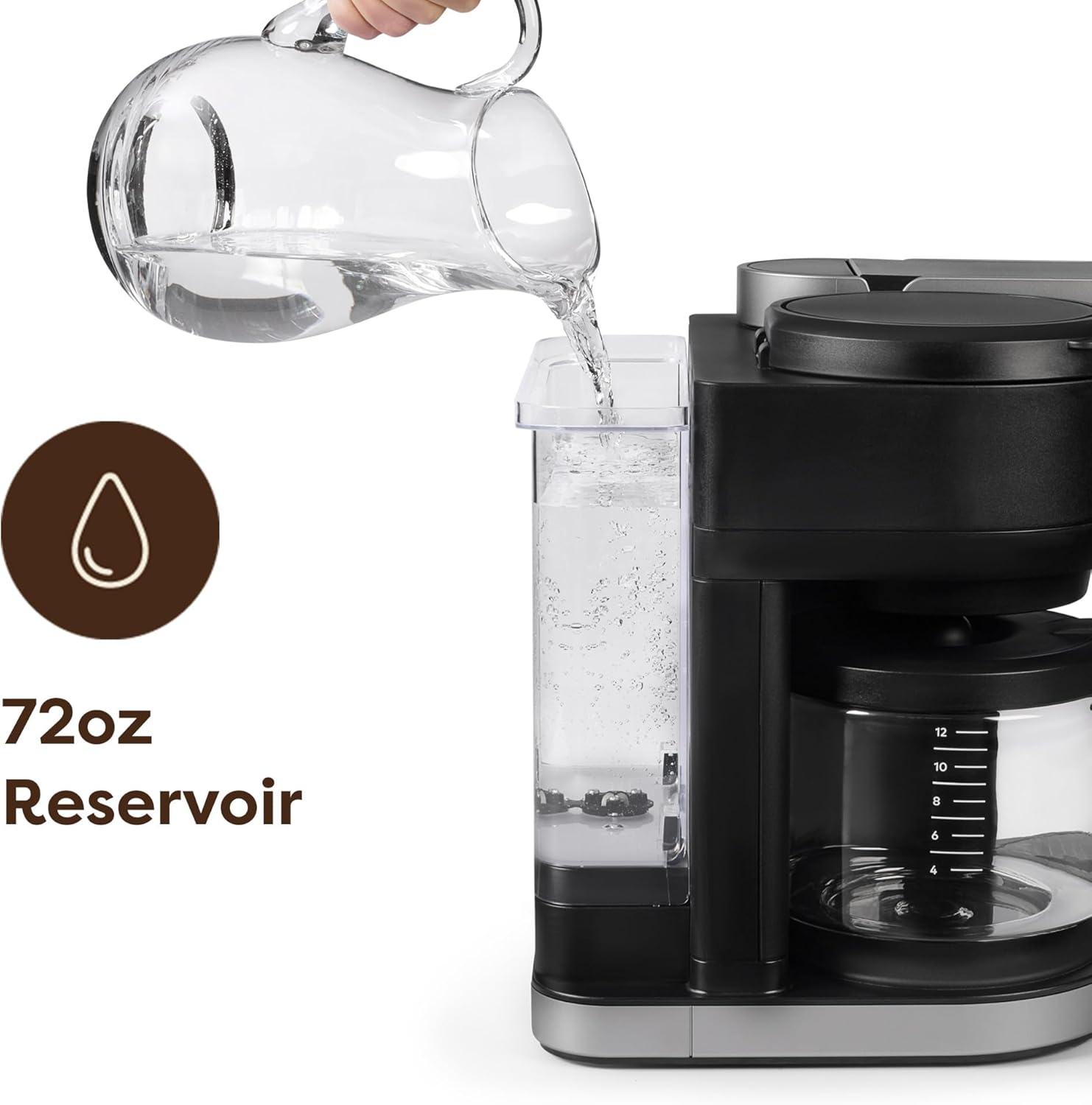 Keurig K-Duo Hot and Iced Single Serve and Carafe Coffee Maker, MultiStream Technology, 72oz Reservoir (Gen 2), Multistream Tech