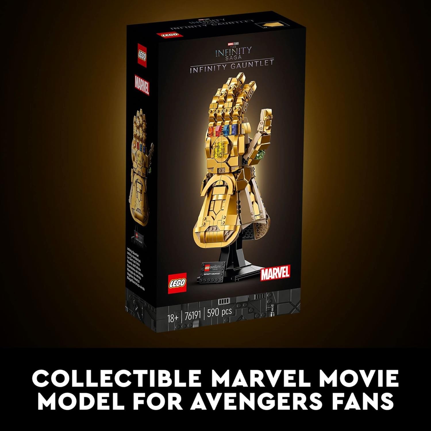 LEGO Marvel Infinity Gauntlet Set 76191 Collectible Thanos Glove with Infinity Stones, Building Set, Avengers Gift Idea for Adults and Teens