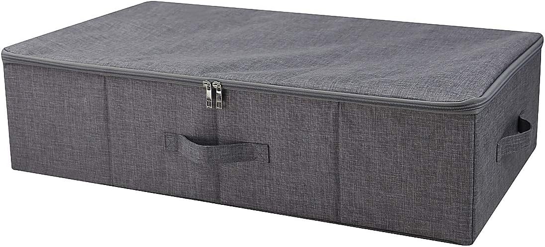 iwill CREATE PRO 3pcs Closet Clothes Blanket, Duvets Lidded Storage Bins Under Bed Organizer, Underbed wedding dress Storage