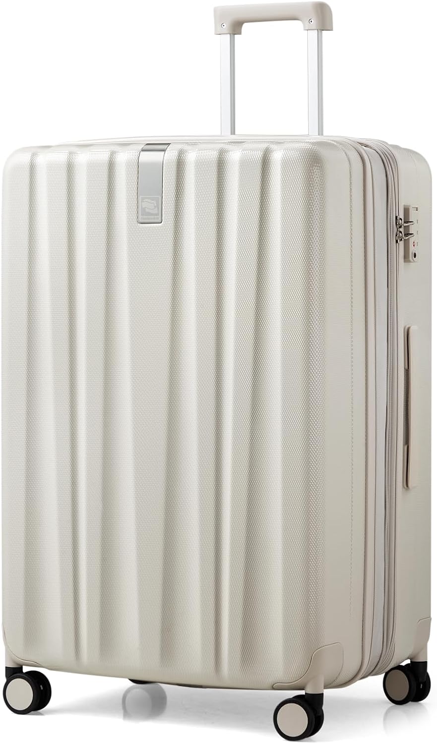 Hanke Luggage Sets 2 piece Carry On Luggage with Wheels PC Hard Shell Suitcases Lightweight Checked Travel Luggage Large Travel Suitcase Woman Men