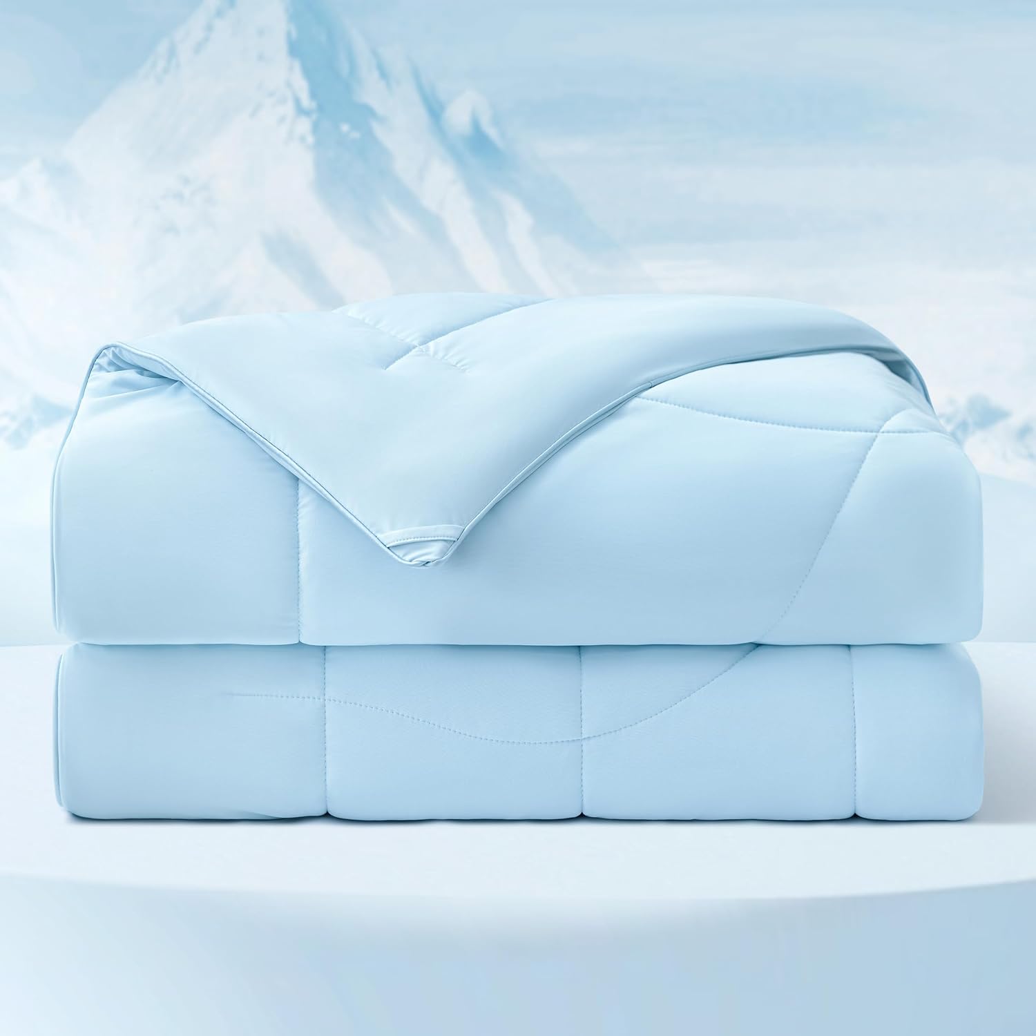 Bedsure Cooling Comforter King Size - Cooling Blankets for Hot Sleepers, Lightweight Comforter for Summer with Dual-Sided Cool Tech