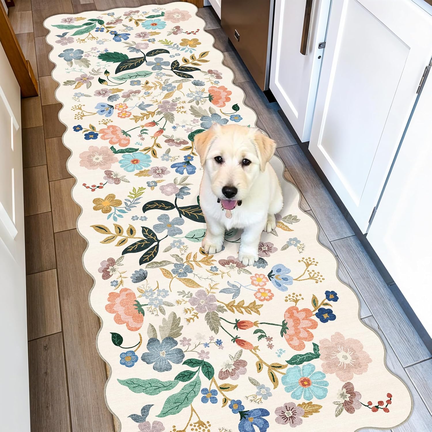 HY HAO YUN LAI Washable Large 9x12 Area Rug: Living Room Oriental Non Slip Soft Rugs Indoor Low Pile Stain Resistant Carpet for Bedroom Dining Room