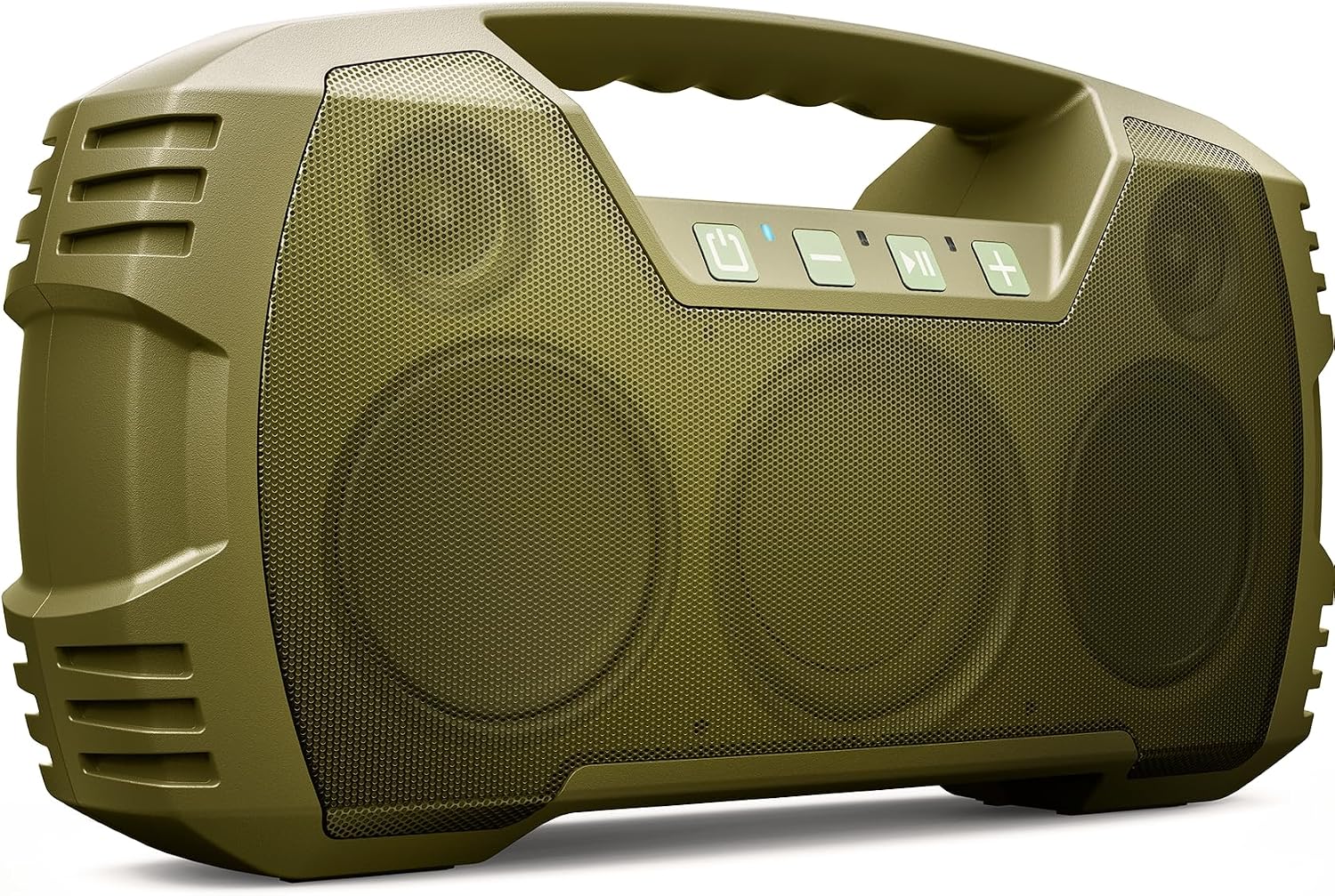 IPX7 Waterproof Outdoor Bluetooth Speaker, Wireless, 90W(Peak), 32H Playtime, Floating Design, Deep Bass and Loud Stereo Sound, Portable with Handle