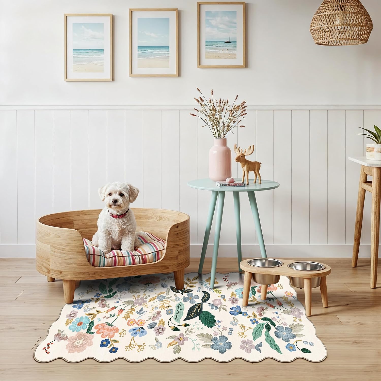 HY HAO YUN LAI Washable Large 9x12 Area Rug: Living Room Oriental Non Slip Soft Rugs Indoor Low Pile Stain Resistant Carpet for Bedroom Dining Room
