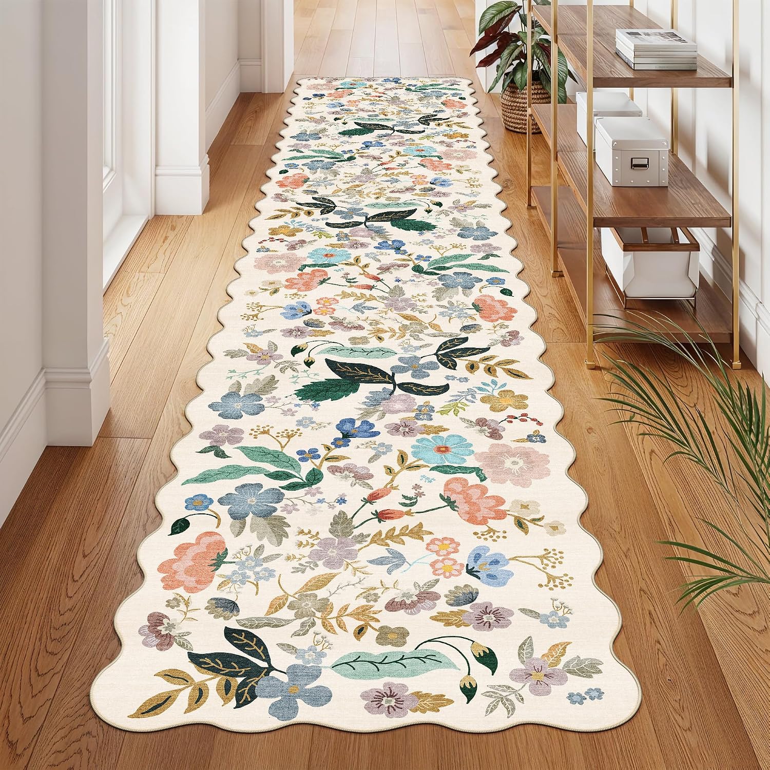 HY HAO YUN LAI Washable Large 9x12 Area Rug: Living Room Oriental Non Slip Soft Rugs Indoor Low Pile Stain Resistant Carpet for Bedroom Dining Room
