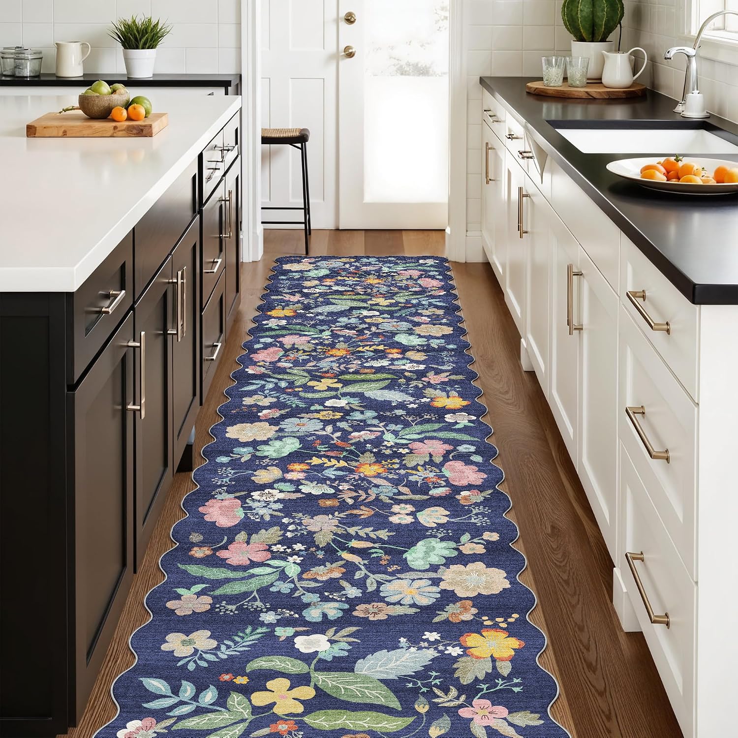 HY HAO YUN LAI Washable Large 9x12 Area Rug: Living Room Oriental Non Slip Soft Rugs Indoor Low Pile Stain Resistant Carpet for Bedroom Dining Room