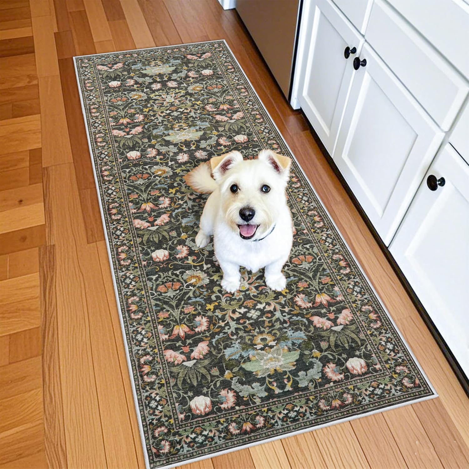 HY HAO YUN LAI Washable Large 9x12 Area Rug: Living Room Oriental Non Slip Soft Rugs Indoor Low Pile Stain Resistant Carpet for Bedroom Dining Room