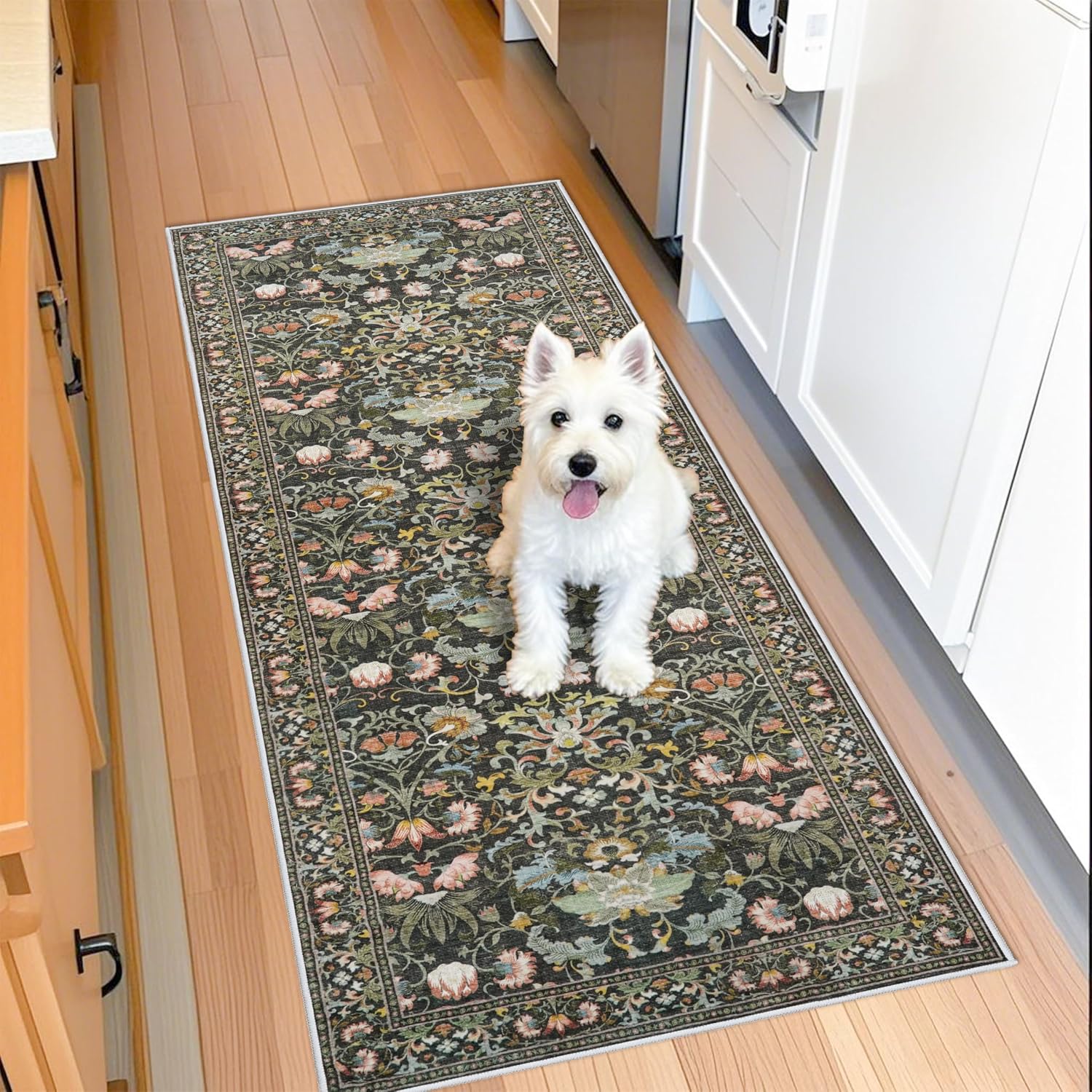 HY HAO YUN LAI Washable Large 9x12 Area Rug: Living Room Oriental Non Slip Soft Rugs Indoor Low Pile Stain Resistant Carpet for Bedroom Dining Room
