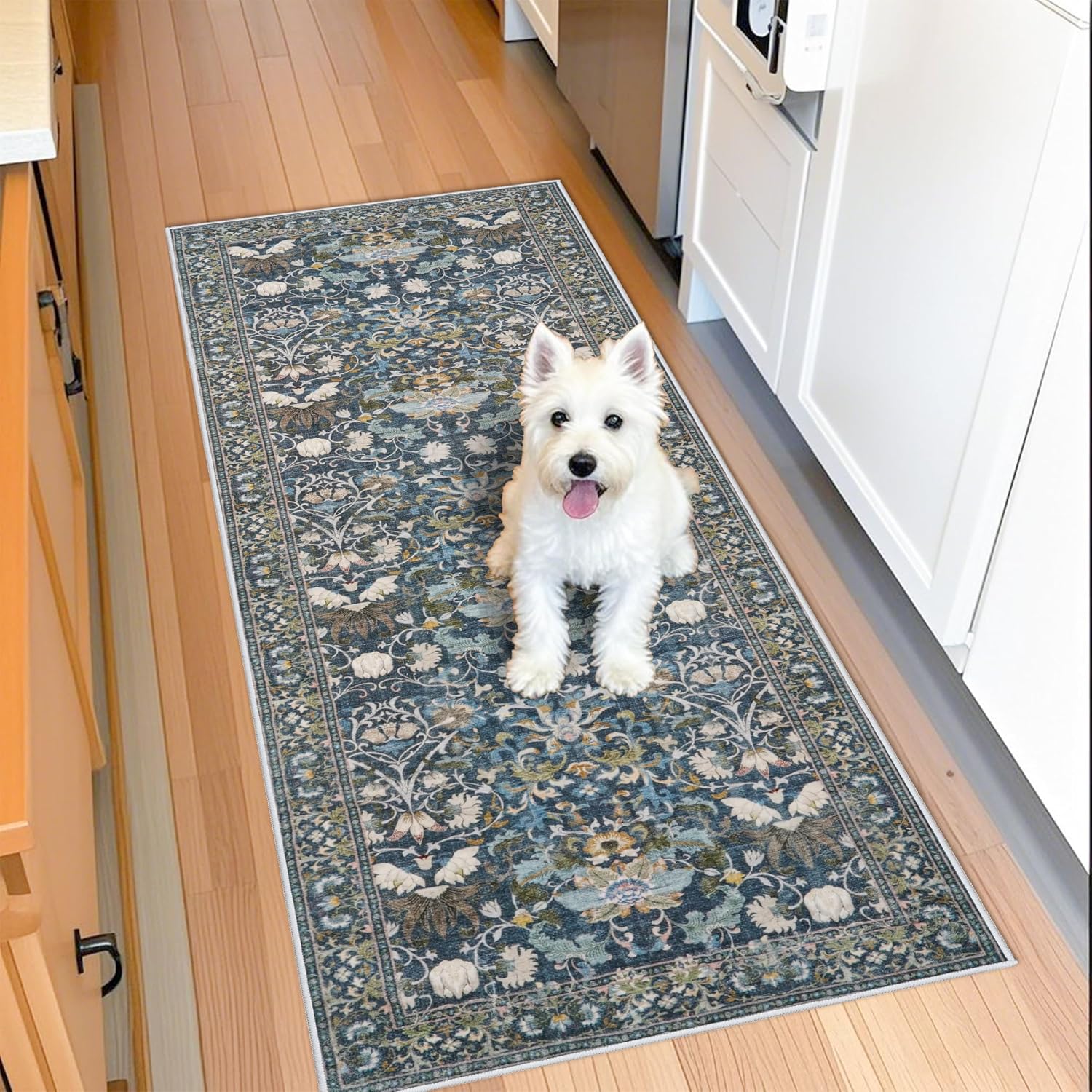 HY HAO YUN LAI Washable Large 9x12 Area Rug: Living Room Oriental Non Slip Soft Rugs Indoor Low Pile Stain Resistant Carpet for Bedroom Dining Room