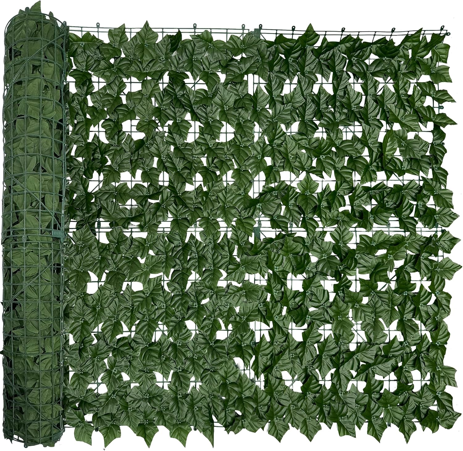 DOPGIB 80"x120" (67 SQFT) Greenery Faux Grass Wall Hedge Backdrop, UV Resistant Green Leaves Faux, Garden Indoor Outdoor Home Decor