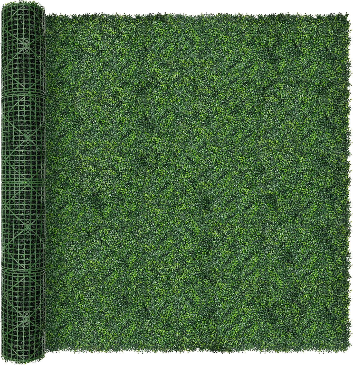 DOPGIB 80"x120" (67 SQFT) Greenery Faux Grass Wall Hedge Backdrop, UV Resistant Green Leaves Faux, Garden Indoor Outdoor Home Decor